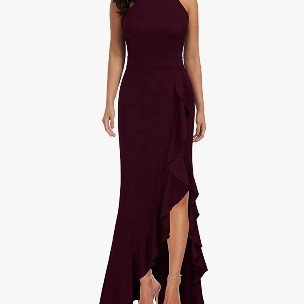 Burdgandy Long Dress
